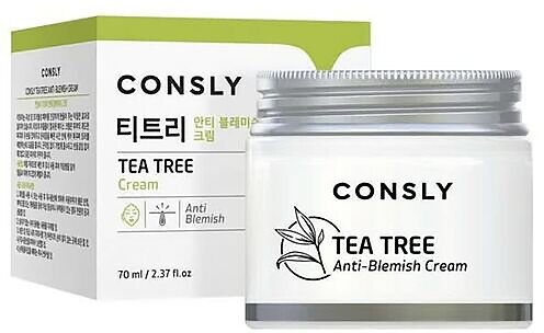 Consly Крем для проблемной кожи с экстрактом чайного дерева - Tea tree anti-blemish cream, 70мл