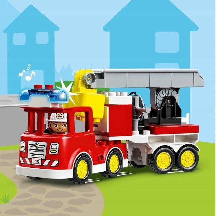 LEGO. Конструктор 10969 "Duplo Firetruck" (Пожарная машина с мигалкой) - фото №13
