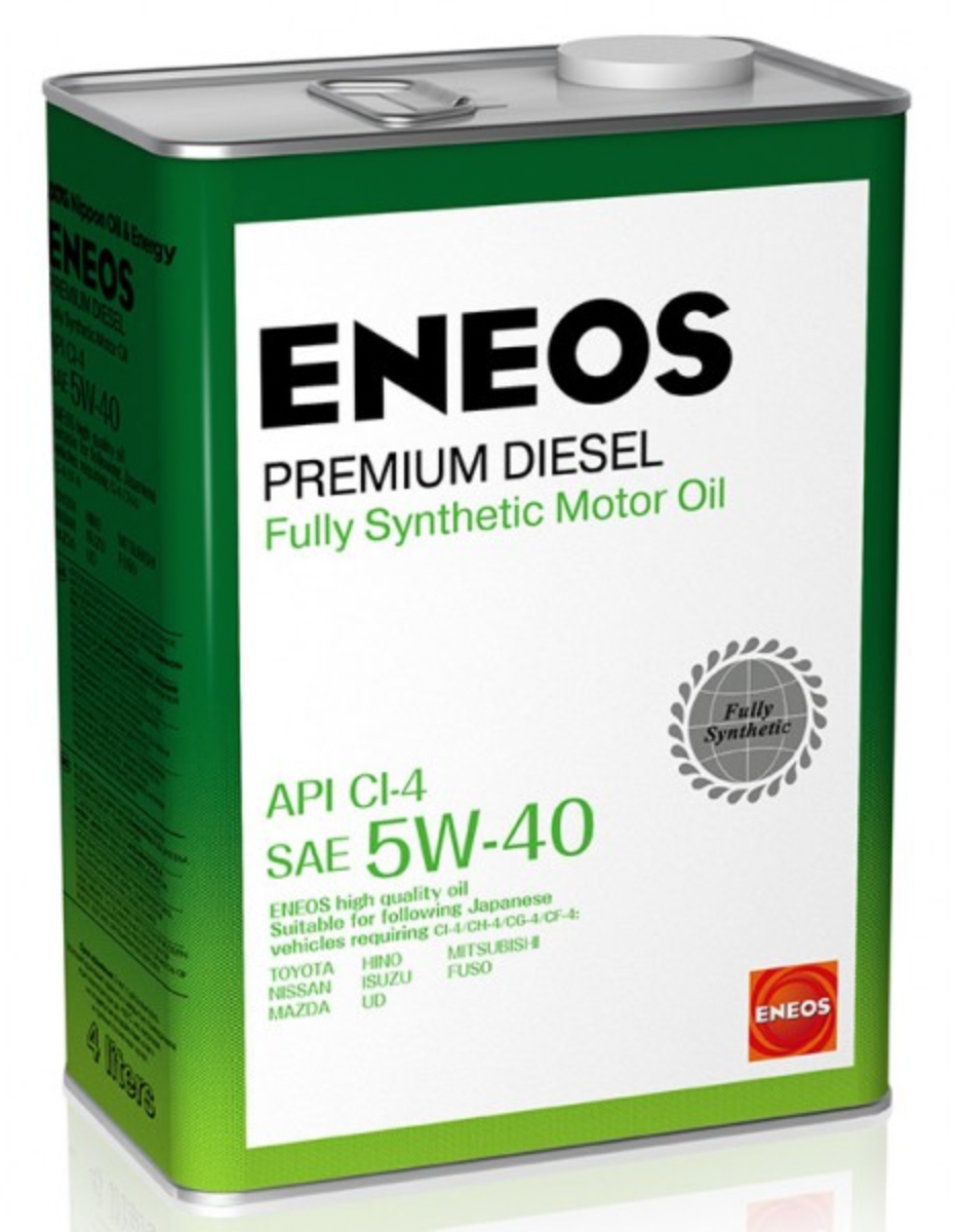 Моторное масло ENEOS Premium Diesel CI-4 5W40 1л