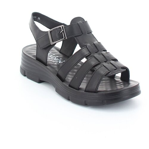 фото Босоножки baden женские летние, размер 38, цвет черный, артикул cv266-010