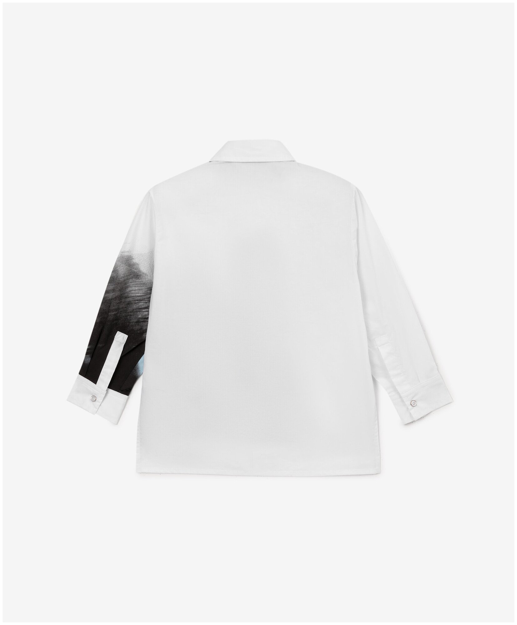 Рубашка Gulliver, размер 122, белый - фотография № 2