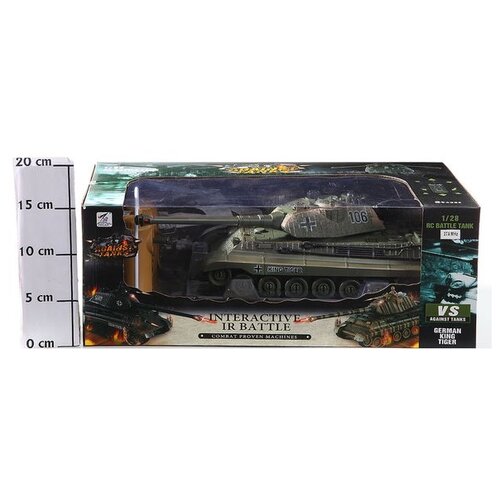 фото Танк на р/у с аккумулятором,7 функций, box 41х19х16см, арт.99805 yandex market