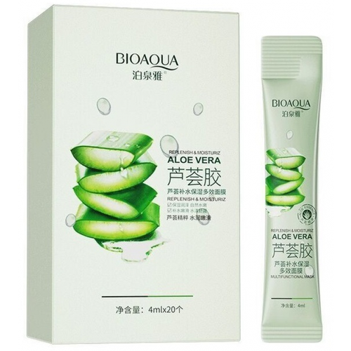 Ночная маска для лица Bioaqua Aloe Vera 4 мл