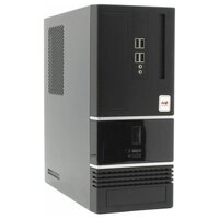 Корпус mATX InWin BK623BL 6132049 черный, 400W, 2хUSB, включая 2хUSB 3.0 , наушники, микрофон