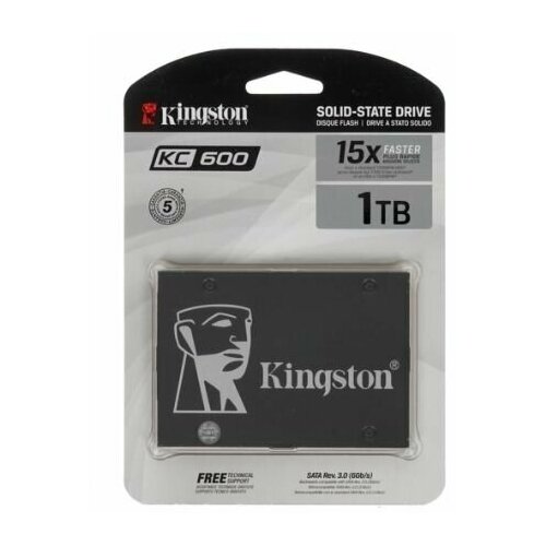 Внутренний SSD накопитель 2,5 Kingston 1Tb KC600 Series SKC600/1024G