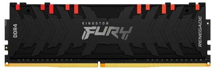 Модуль памяти Kingston 8GB DDR4 3200 DIMM FURY Renegade RGB Gaming Memory KF432C16RBA/8 Non-ECC, CL16, 1.35V, 2RX8 , RTL