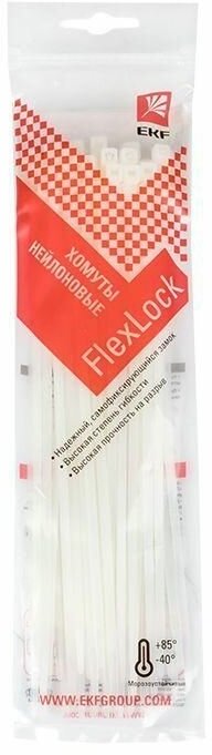 plc-fl-ctsw-3.6x200 Хомут P6.6 стандартный (б), 3.6x200 (100шт) FlexLock PROxima EKF - фото №2