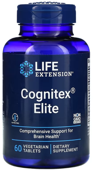 Life Extension Cognitex Elite (Комплексная поддержка здоровья мозга) 60 вег таблеток (Life Extension)