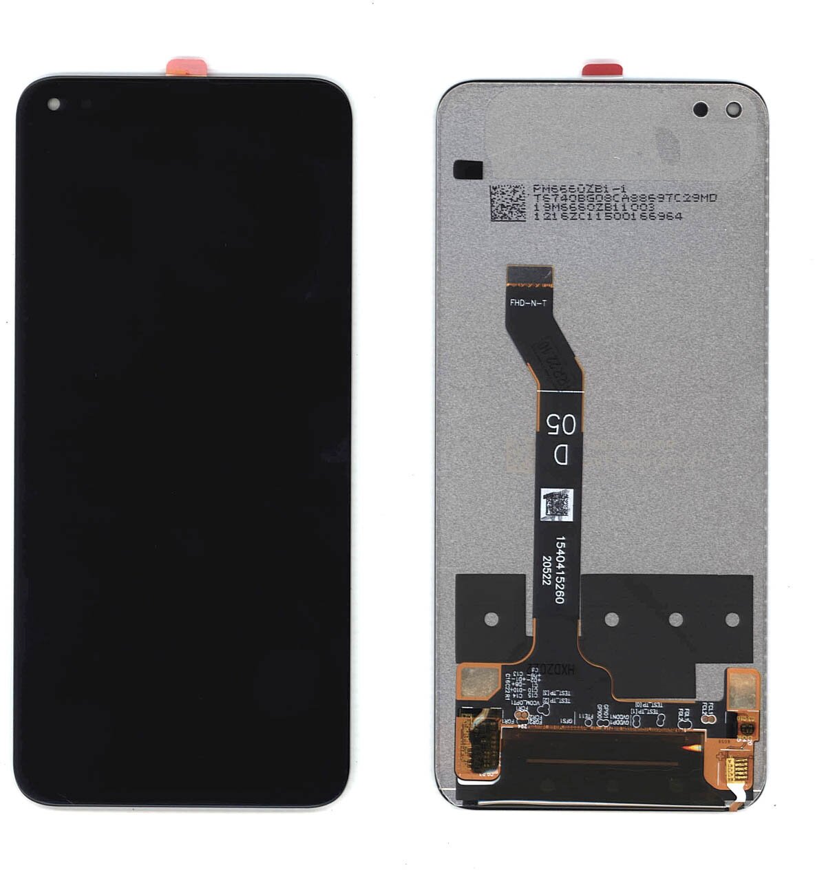 Дисплей (экран, модуль) для телефона Huawei Honor 50 Lite, Honor X20, Nova 8i, черный