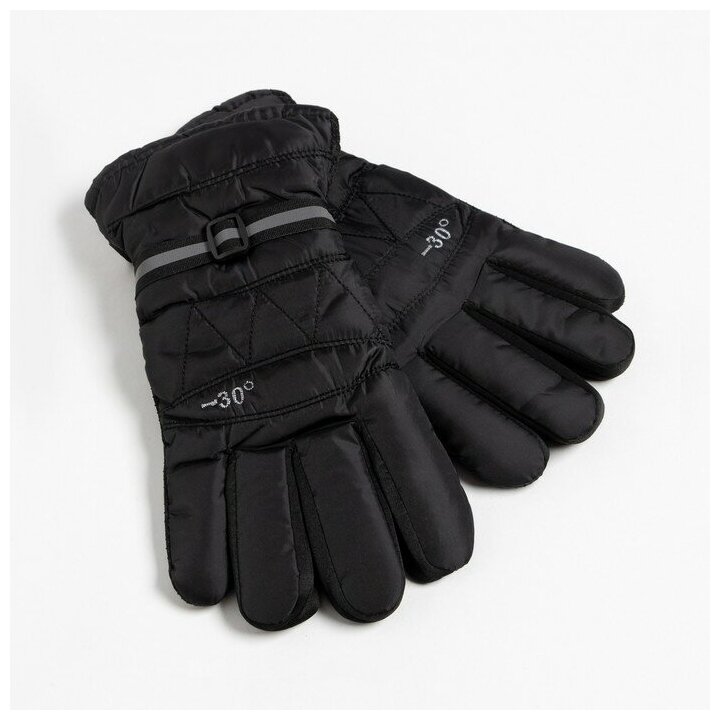 Перчатки мужские непромокаемые цвет чёрный размер 12 (25-30 см)
