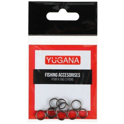 фото Кольцо заводное f-6056, 8 мм, 8 кг, 10 шт. yugana