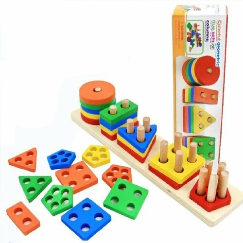 Игрушки для развития, подарок для детей, игра-головоломка, геометрическая форма