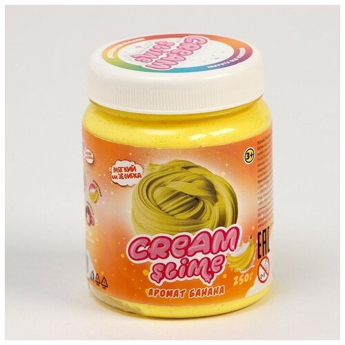 Игрушка ТМ «Slime»Cream-Slime с ароматом банана, 250 г