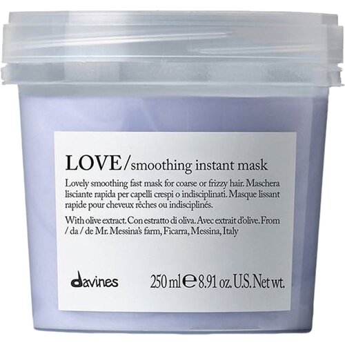 Davines Разглаживающая маска для вьющихся волос Love Smoothing Instant Mask 250 мл маска для волос davines smoothing instant mask 250 мл