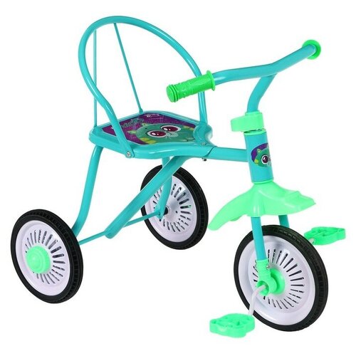 Велосипед трёхколёсный Micio Котопупсики, колёса 8"/6", цвет бирюзовый