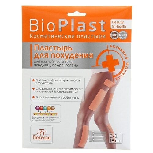 фото Пластырь Floresan Bio Plast для похудения 18 шт.