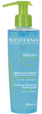 Bioderma Гель для лица Sebium Gel Moussant Гель 200мл