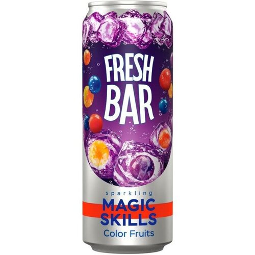 Сильногазированный напиток "Magic Skills", Fresh Bar, 0,45 л. Х12 штук