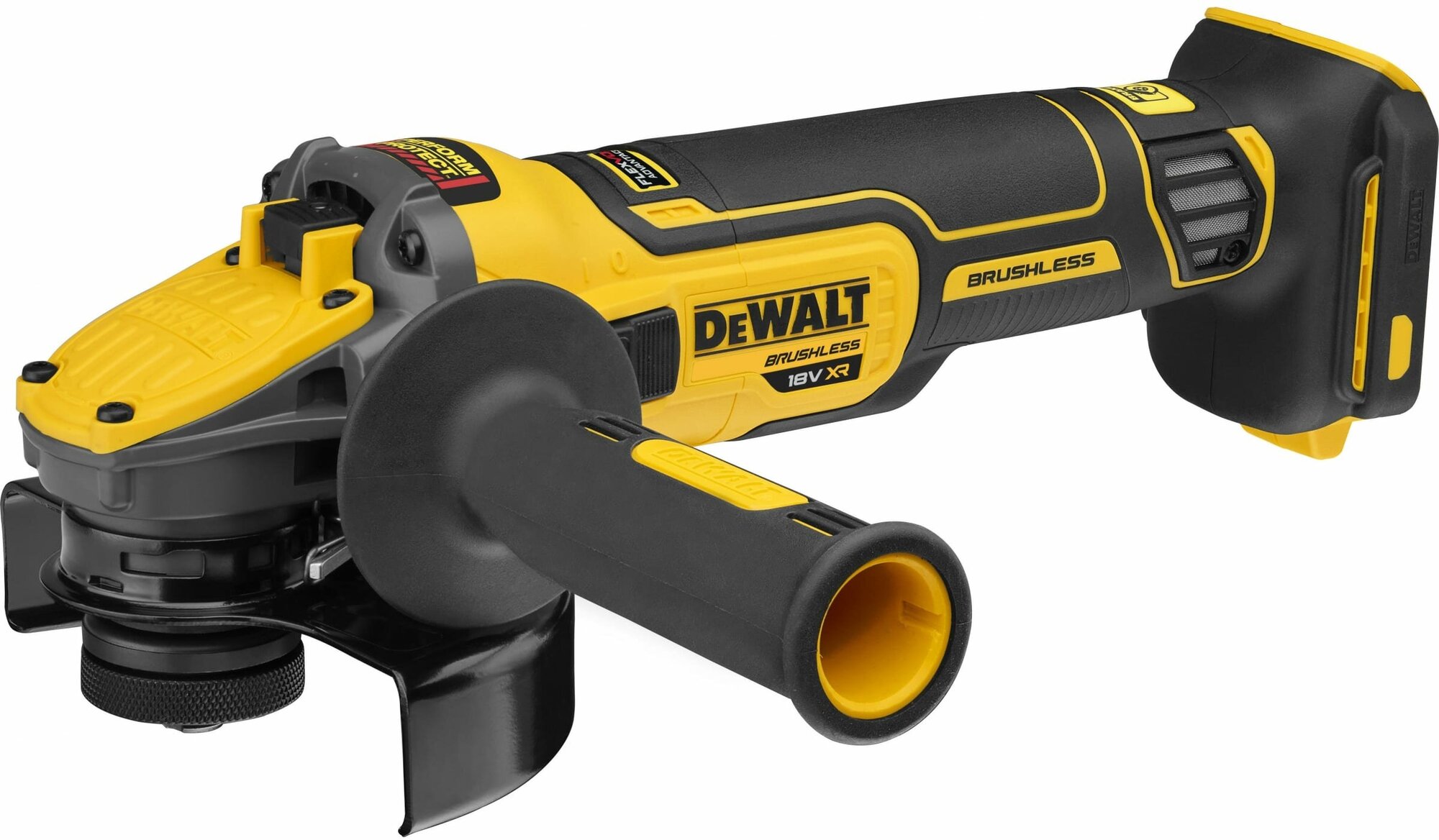 Машина шлифовальная угловая аккумуляторная DeWalt DCG409NT (б/акк,б/зу) - фото №3