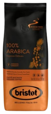 Кофе молотый Bristot Arabica, 250 гр