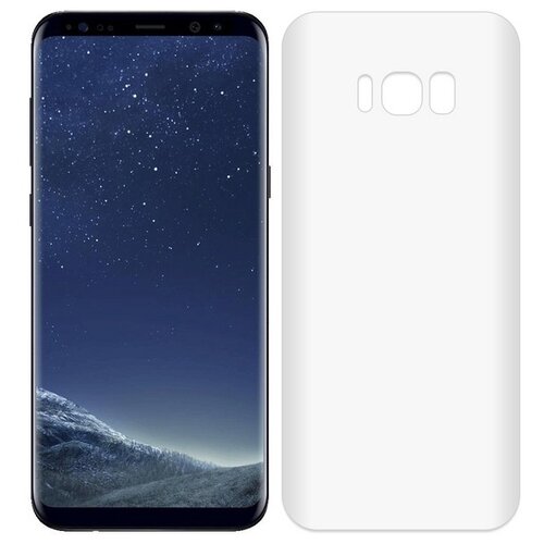 фото Krutoff / накладка tpu для samsung galaxy s8+ (самсунг галакси с8+), прозрачная krutoff group