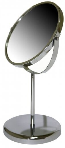 507-90 Зеркало косметическое настольное Vanstore, металл, хром