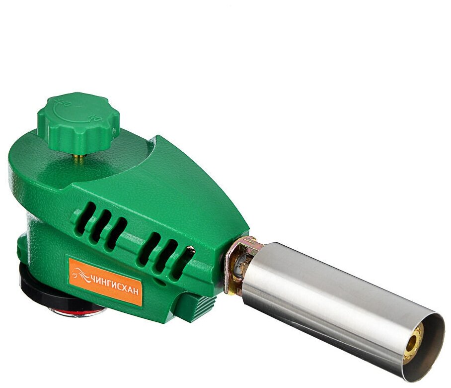 Автоматическая газовая горелка-насадка с пъезоподжигом зеленая KOVICA KS-1005