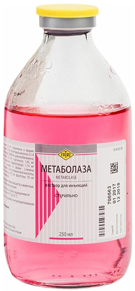 Раствор Fatro Метаболаза, 250 мл, 1уп.