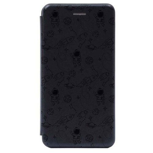 фото Чехол-книжка gosso book art jack для xiaomi redmi note 9s/note 9 pro/note 9 pro max чёрный space