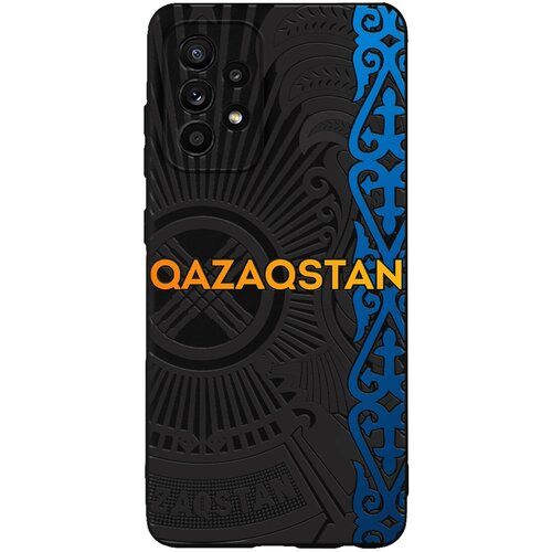 Силиконовый чехол Mcover для Samsung A33 с рисунком Qazaqstan