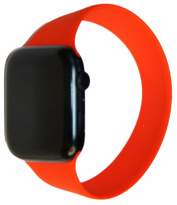 Ремешок для Apple Watch 38/40 mm Sport Band монобраслет силиконовый (размер S/150 мм) <розовый>