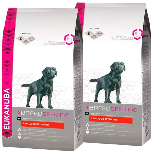 royal canin labrador retriever puppy для щенков лабрадор ретривер 12 12 кг EUKANUBA LABRADOR RETRIEVER для взрослых собак лабрадор ретривер (10 + 10 кг)