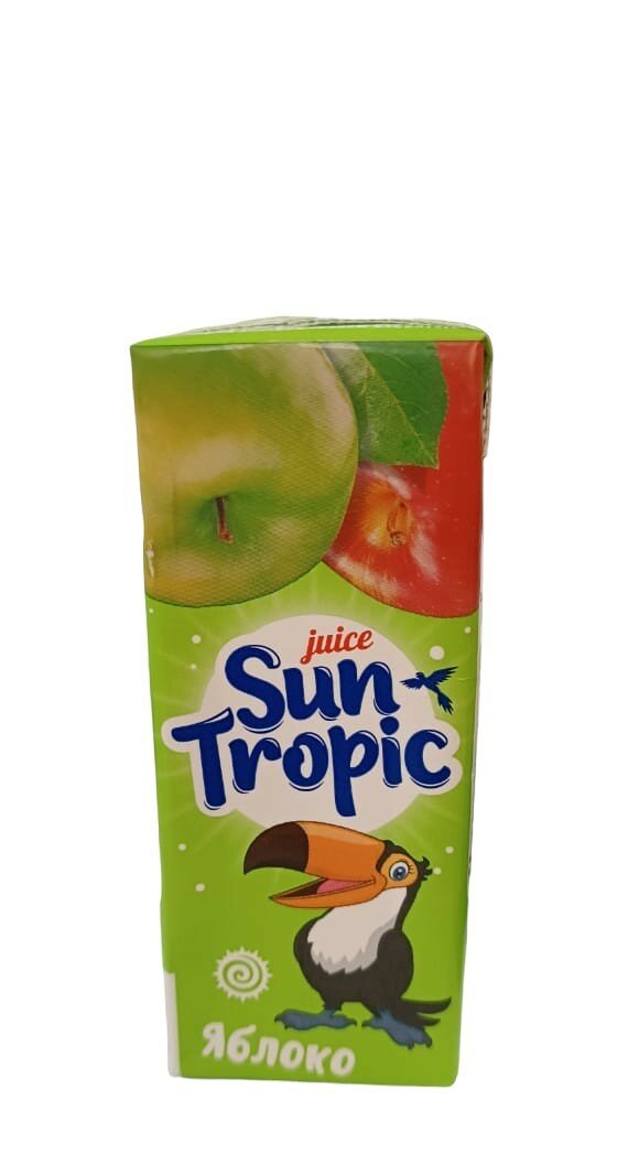 Напиток "Sun Tropic" Яблоко, в тетра паке, 0,2л, негазированный