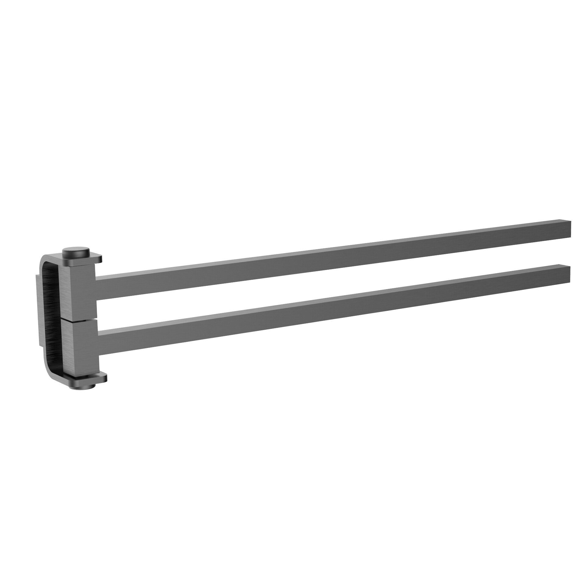 Полотенцедержатель поворотный WONZON & WOGHAND LOTTE Темный графит (WW-8331-BGM)