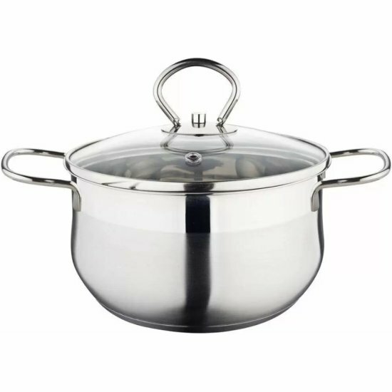 Кастрюля Hitt Flammkuchen 5.7 л 22 см с крышкой нерж. сталь (H-FL-C22)