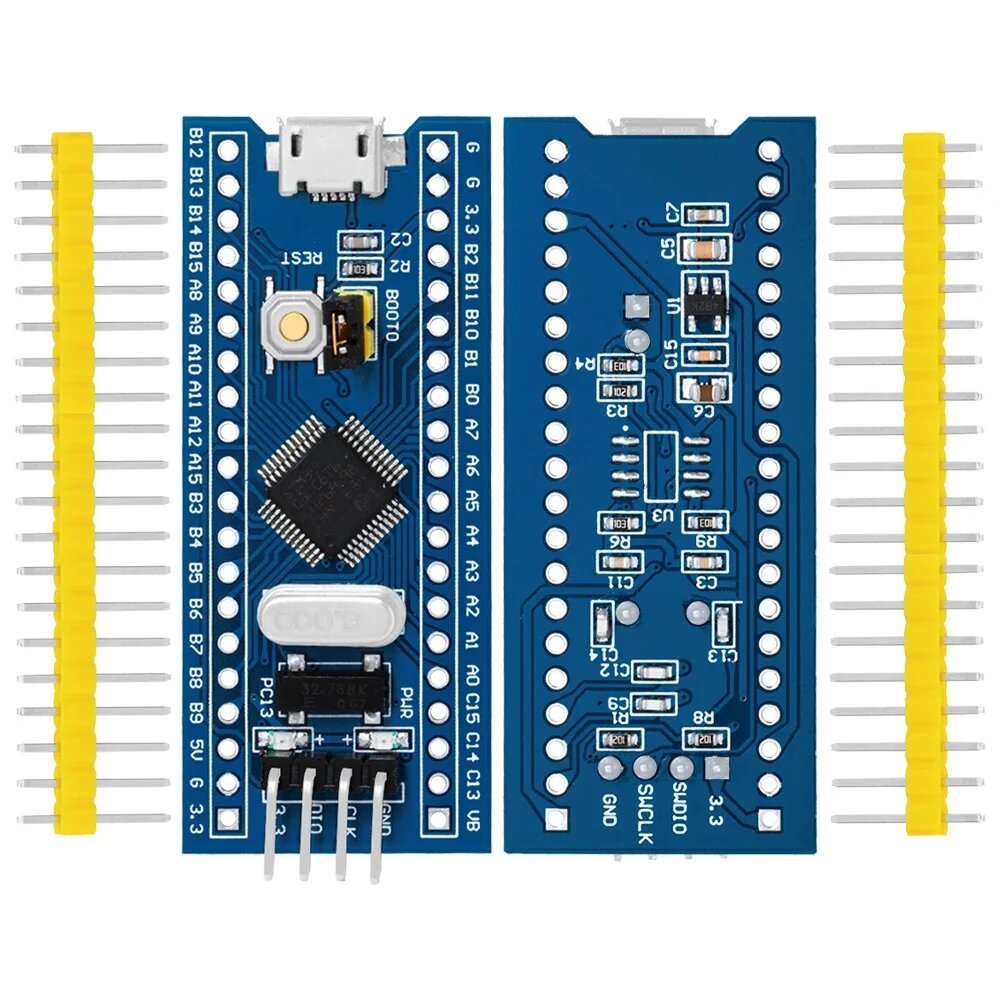 STM32F030C8T6 Плата разработки ARM Cortex-M0 — компактный минимальный системный модуль с контактами, совместимые с Arduino для Arduino, STM32F030C8T6