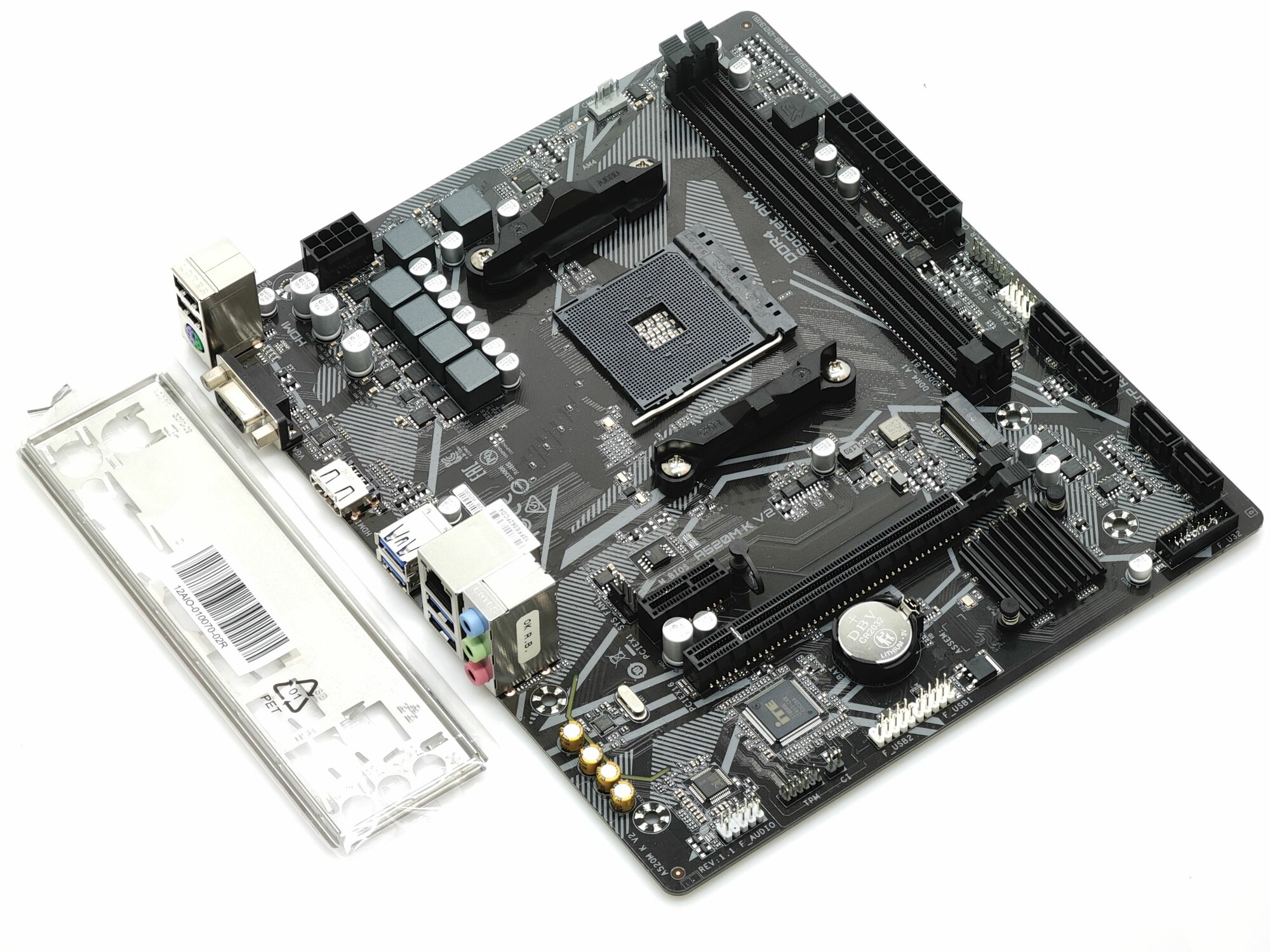 Материнская плата AM4 Gigabyte A520M K V2. Товар уцененный