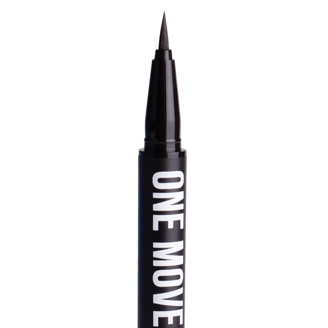 Подводка-фломастер INGLOT One move, для глаз, жидкая, цвет 01 — фото 1
