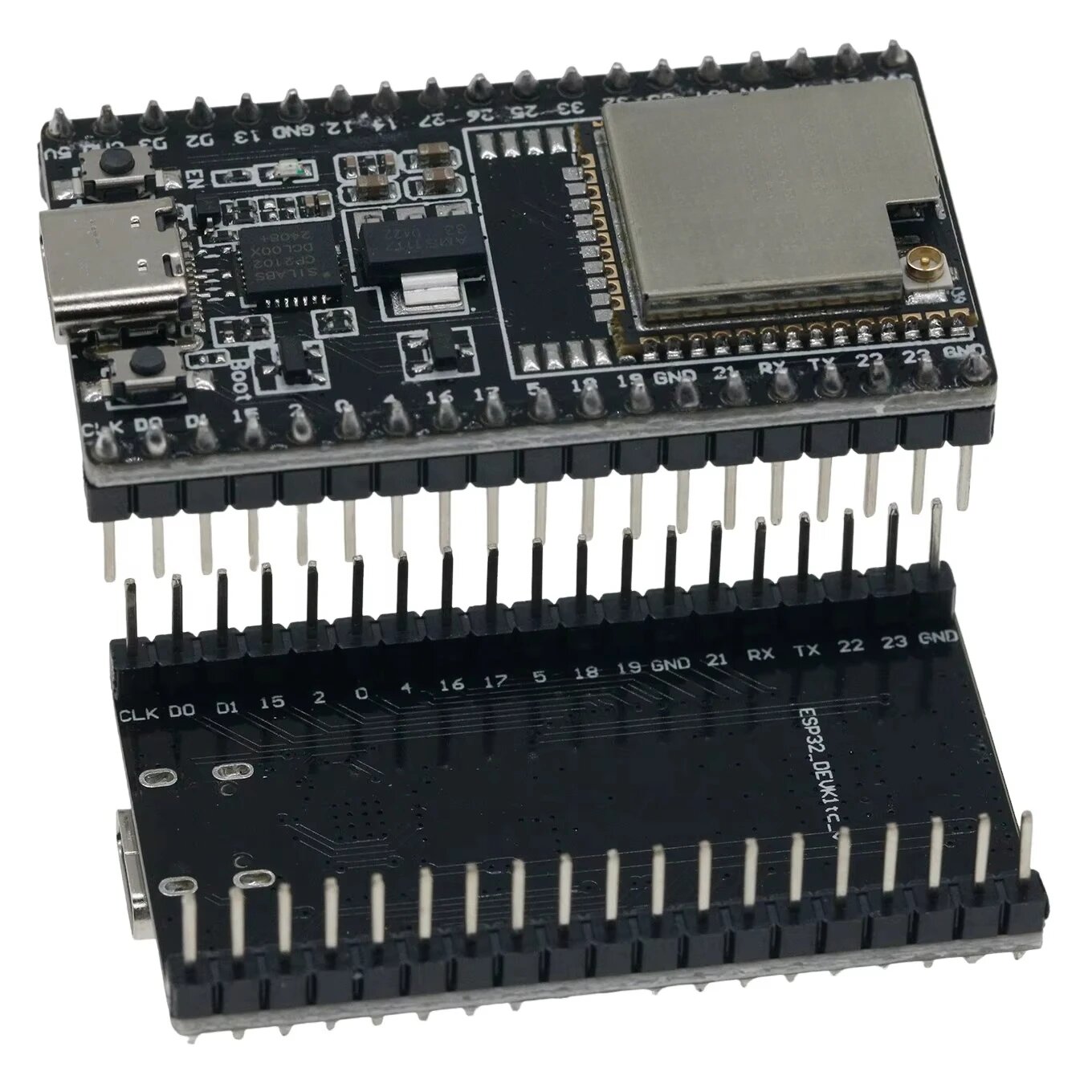 Плата разработки ESP32 DevKitC может быть оснащена модулем WROOM-32D/32U WROVER Интерфейс TYPE-C, ESP32-WROOM-32U