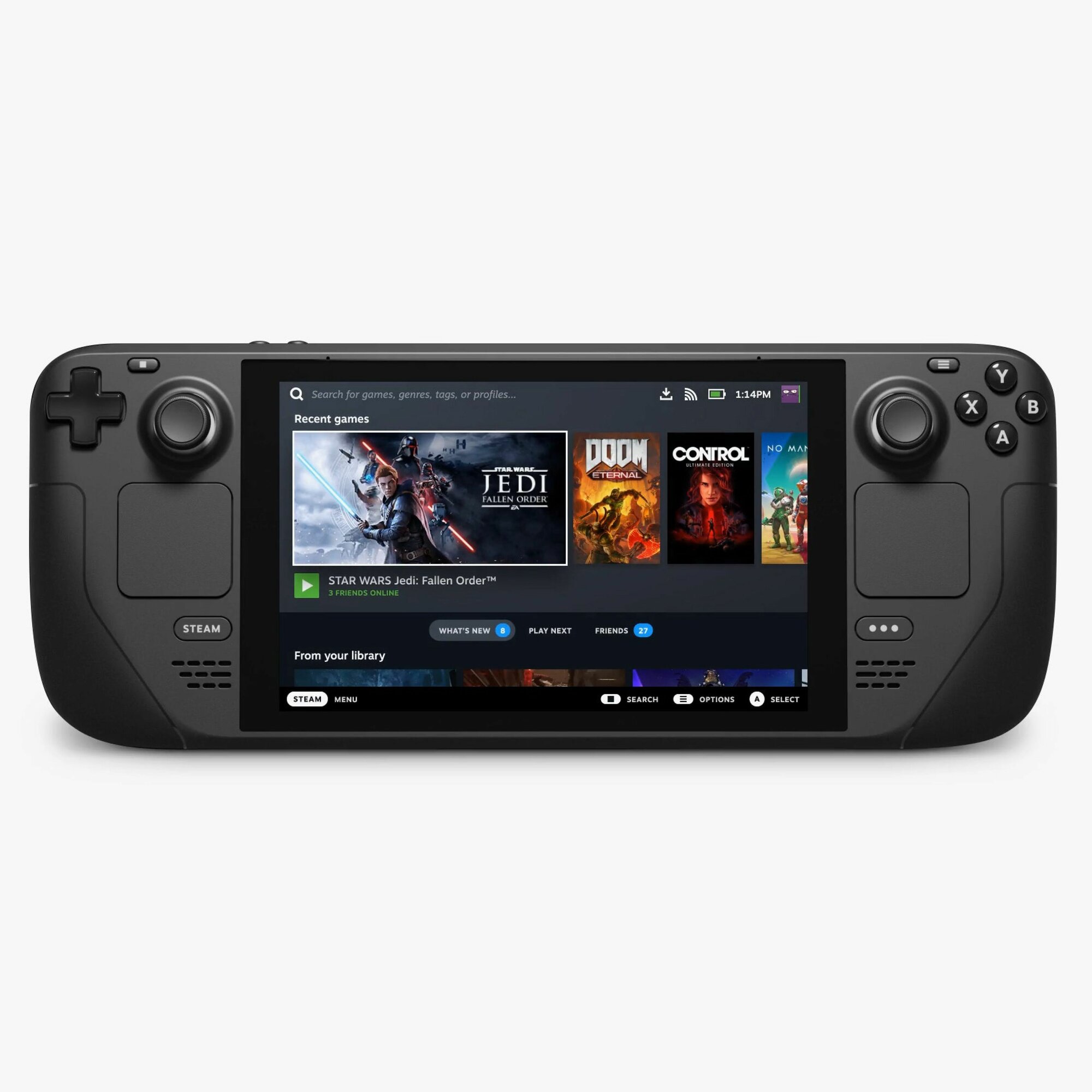 Игровая приставка Valve Steam Deck OLED 512 ГБ SSD (Черный)