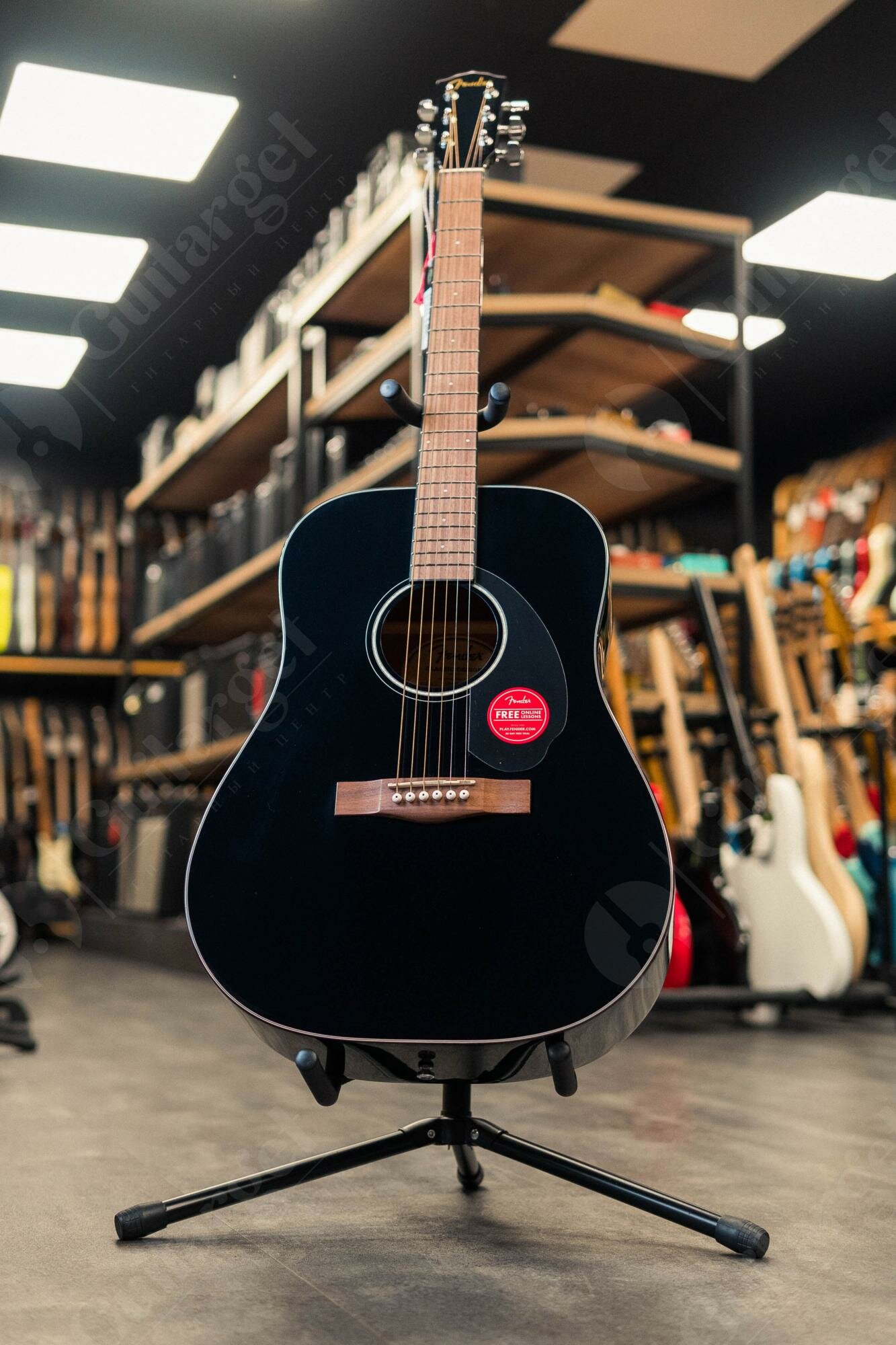 Акустическая гитара Fender CD-60S Black WN