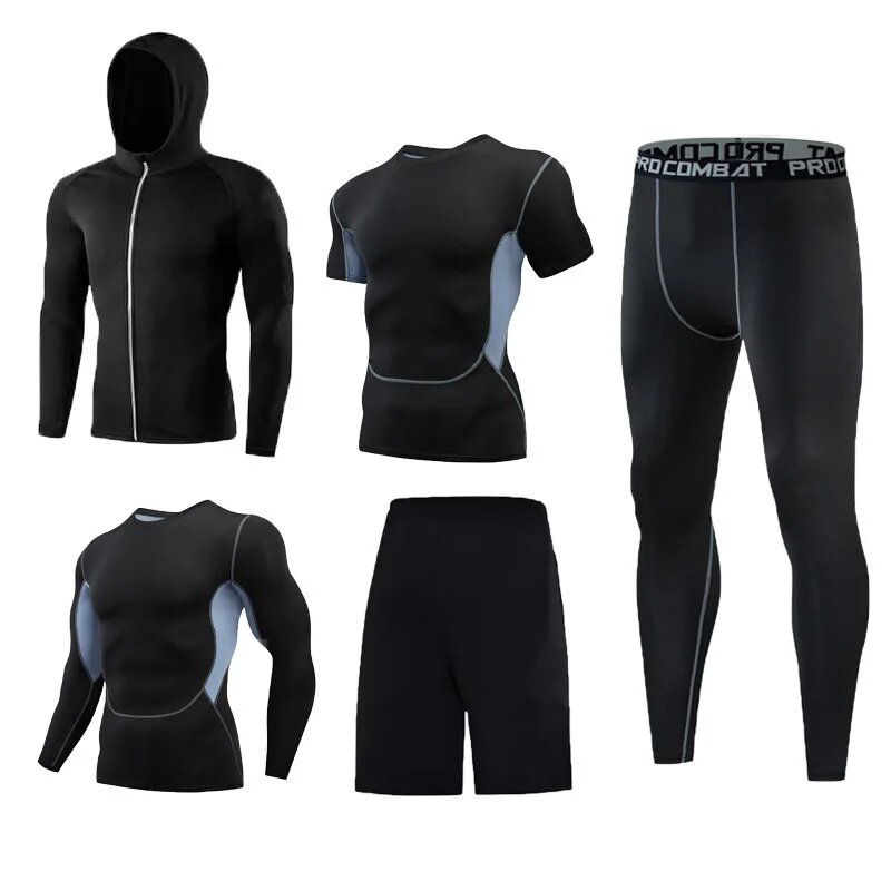 Codylundin мужской рашгард + брюки для ММА 4 шт. M bjj