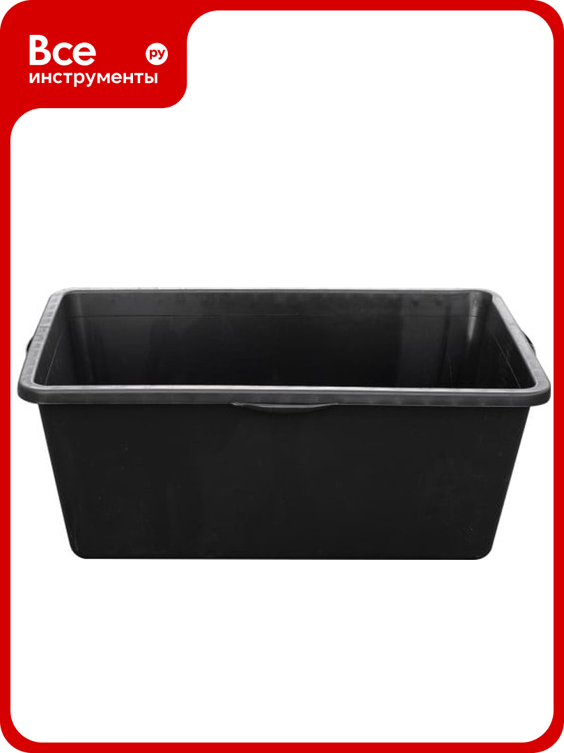 Таз для строительных смесей EKOTOOLS 1085045 прямоугольный 40л с ручкой