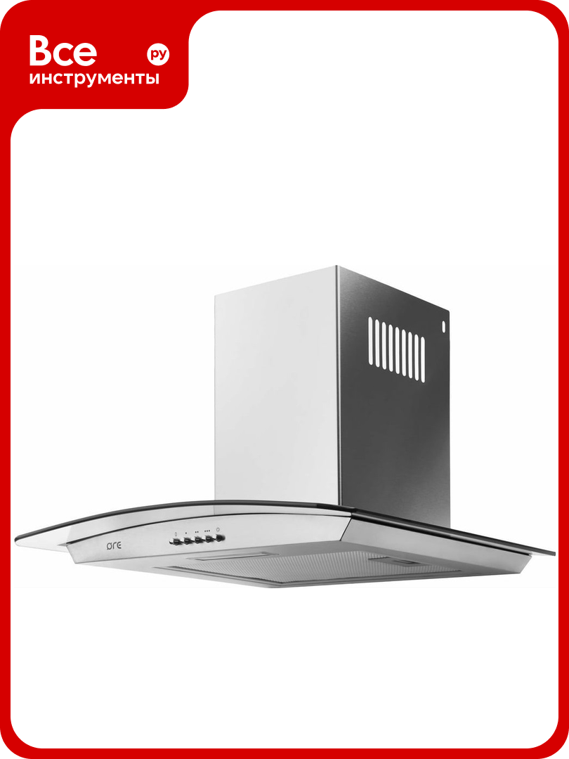 Вытяжка ORE Glasset 50L inox GLASSET50LI