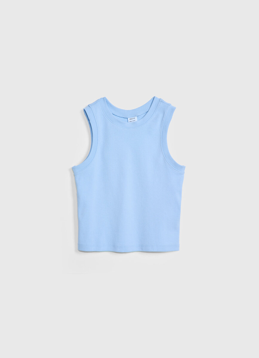 Майка O'STIN размер 146 небесно-голубой