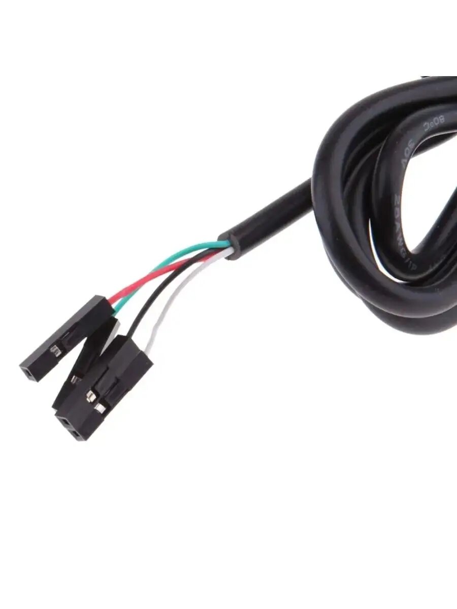 Кабель-адаптер конвертер USB на RS232 UART TTL PL2303TA GSMIN AK86 (Голубой) — фото 1