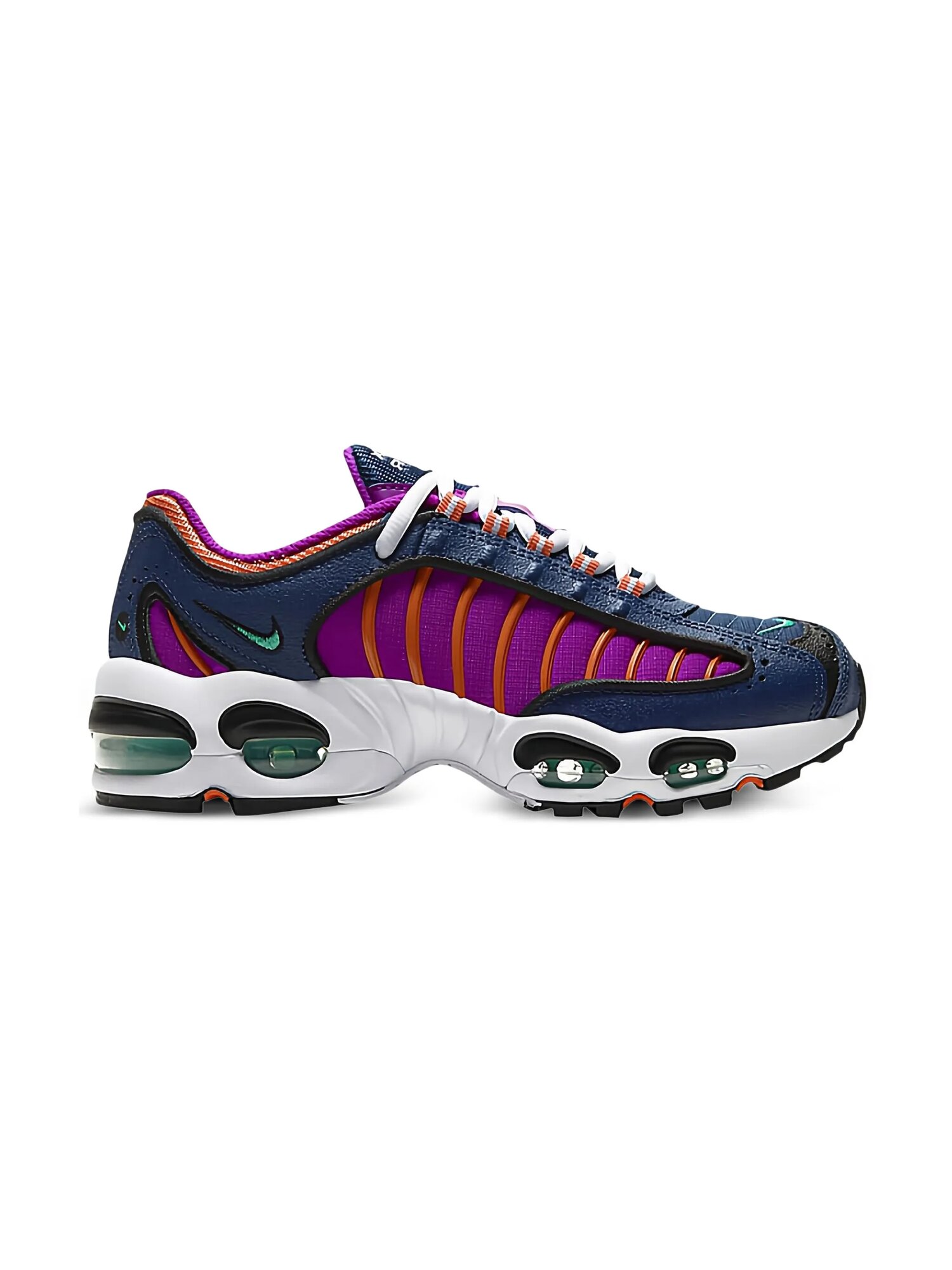 Кроссовки NIKE Air Max Tailwind 4 Blue Void/White/Vivid Purple/Kinetic Green, размер 38 EU, розовый,