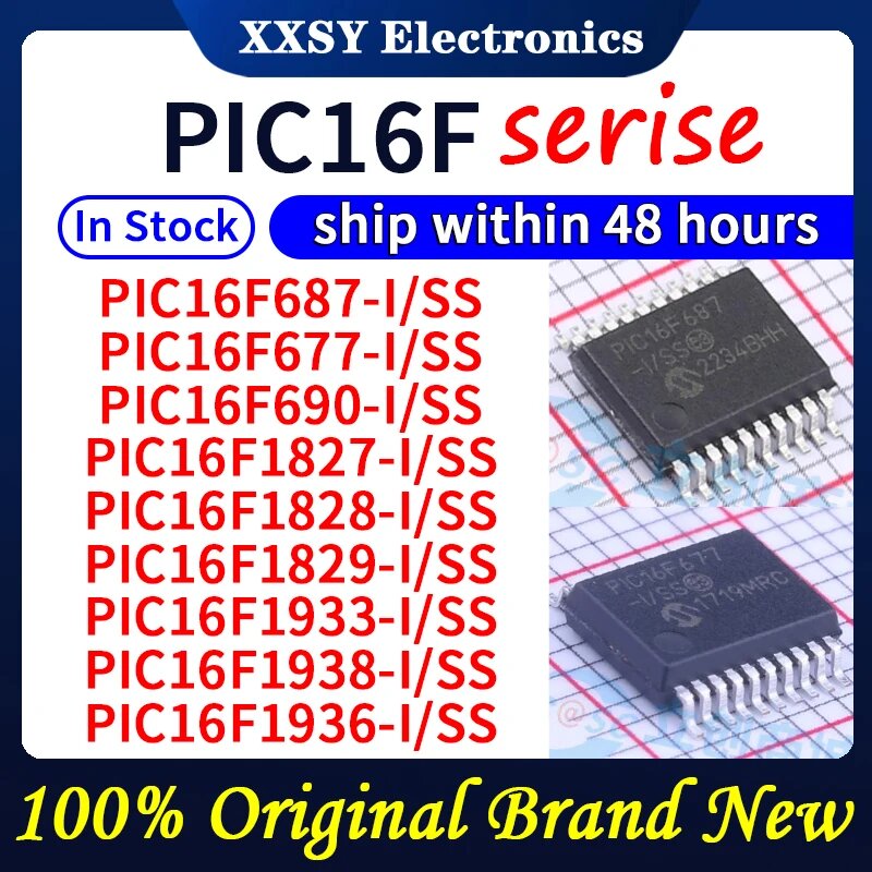 PIC16F687-I/SS PIC16F677-I/SS PIC16F690-I/SS PIC16F1827-I/SS PIC16F1828-I/SS PIC16F1829-I/SS PIC16F1933-I/SS PIC16F1938-I/SS Новый, PIC16F690-I. SS