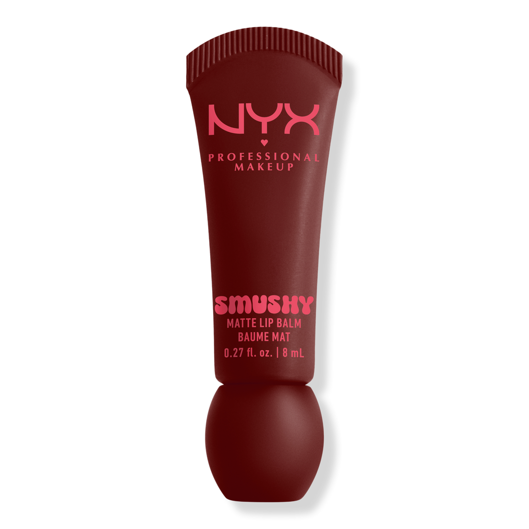 NYX Smushy Matte Lip Balm — матовый бальзам для губ с эффектом "облачных" губ - Smudge Fudge