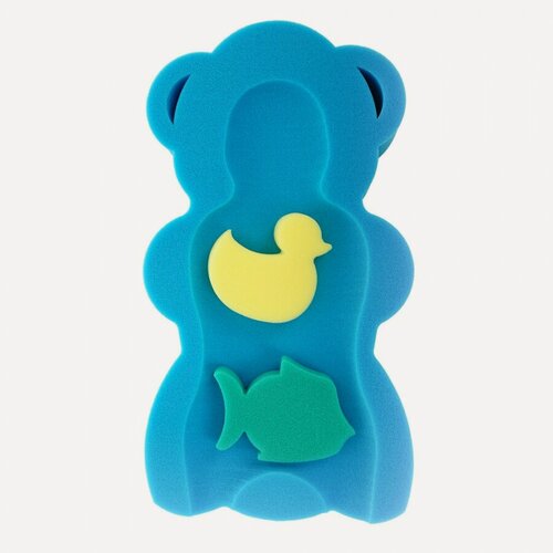 Изображение товара Поролоновый матрас для ванны BamBola Maxi, поролон, 55x30x7 см, 100% полиуретан, синий